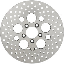 Stainless Steel Drilled Brake Rotor — 300 mm, ground finish