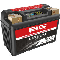 Lithium LiFePO4 Battery — 12.8 V 4 Ah, 134×65×92 mm, left-front negative, right-front positive, Black