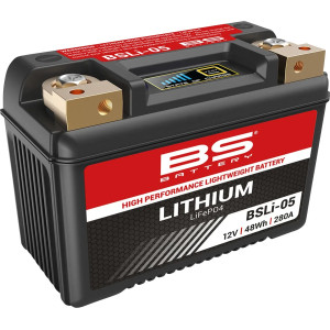 Lithium LiFePO4 Battery — 12.8V, 4Ah, 134×65×92 mm, Black