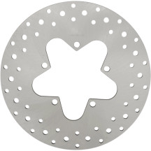 Stainless Steel Drilled Brake Rotor — 292 mm (11.5"), ground finish