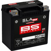SLA MAX Factory-Activated AGM Maintenance-Free Battery — 12 V, 16 Ah, 150×89×145 mm, Black