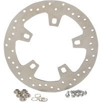 Stainless Steel Drilled Brake Rotor — 300 mm, Ground finish
