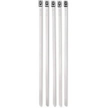 Brida de acero inoxidable — 35.5 cm (14"), paquete de 5