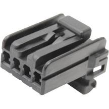 Replacement Multi-Lock Connectors — 4-pin male, black, 5-pack