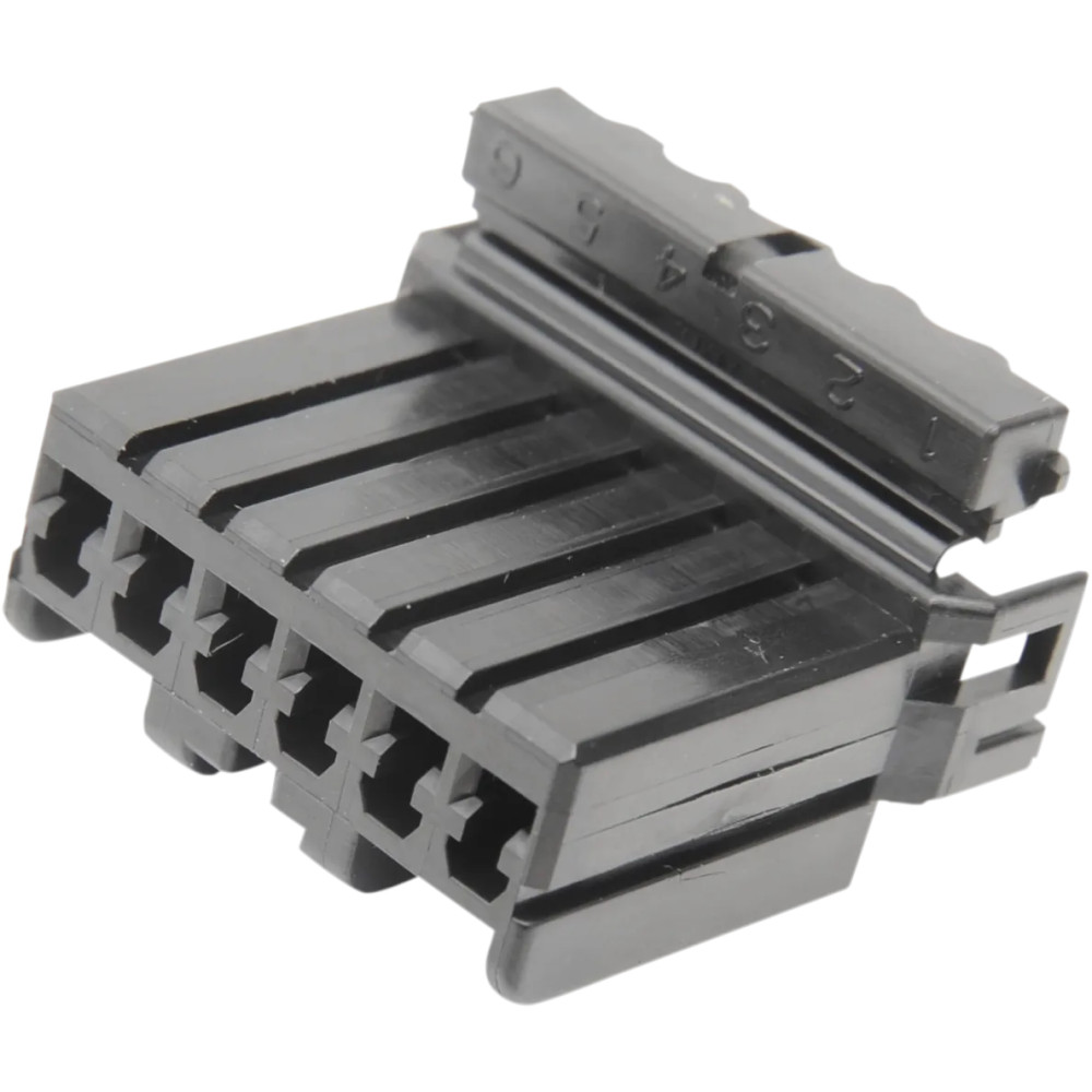 Replacement Multi-Lock Connectors — AMP Multi-Lock, 6-pin, Black