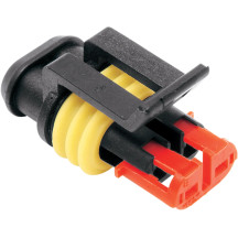 AMP Connectors — 2-pin, black