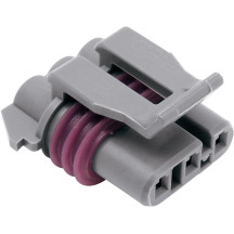 Delphi Connectors — 3 pins, gray