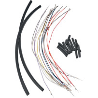 Ready-To-Install Handlebar Wire Extension Kit — 381 mm (15") wire, Pin connector, Black