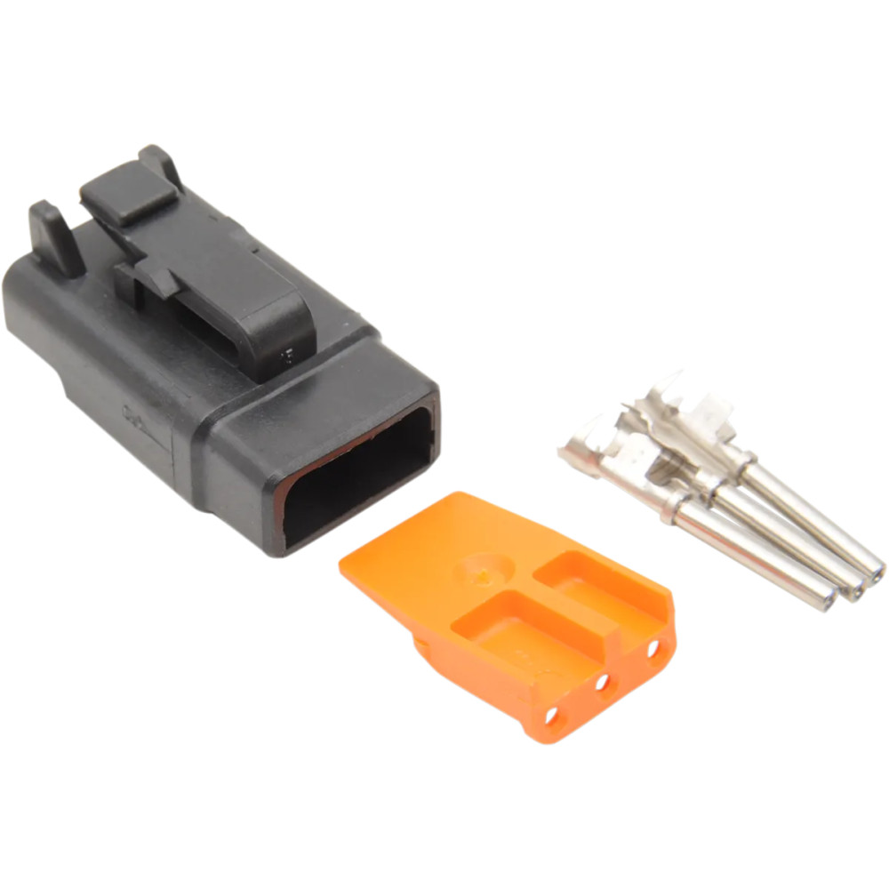 Deutsch Plug And Receptacle Kits — Deutsch DTM, 3 pins, black
