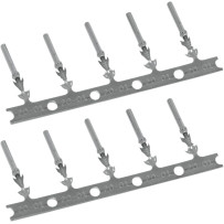 Deutsch DTM Plug and Receptacle Kit — 1 pin, female, 100 pack, silver