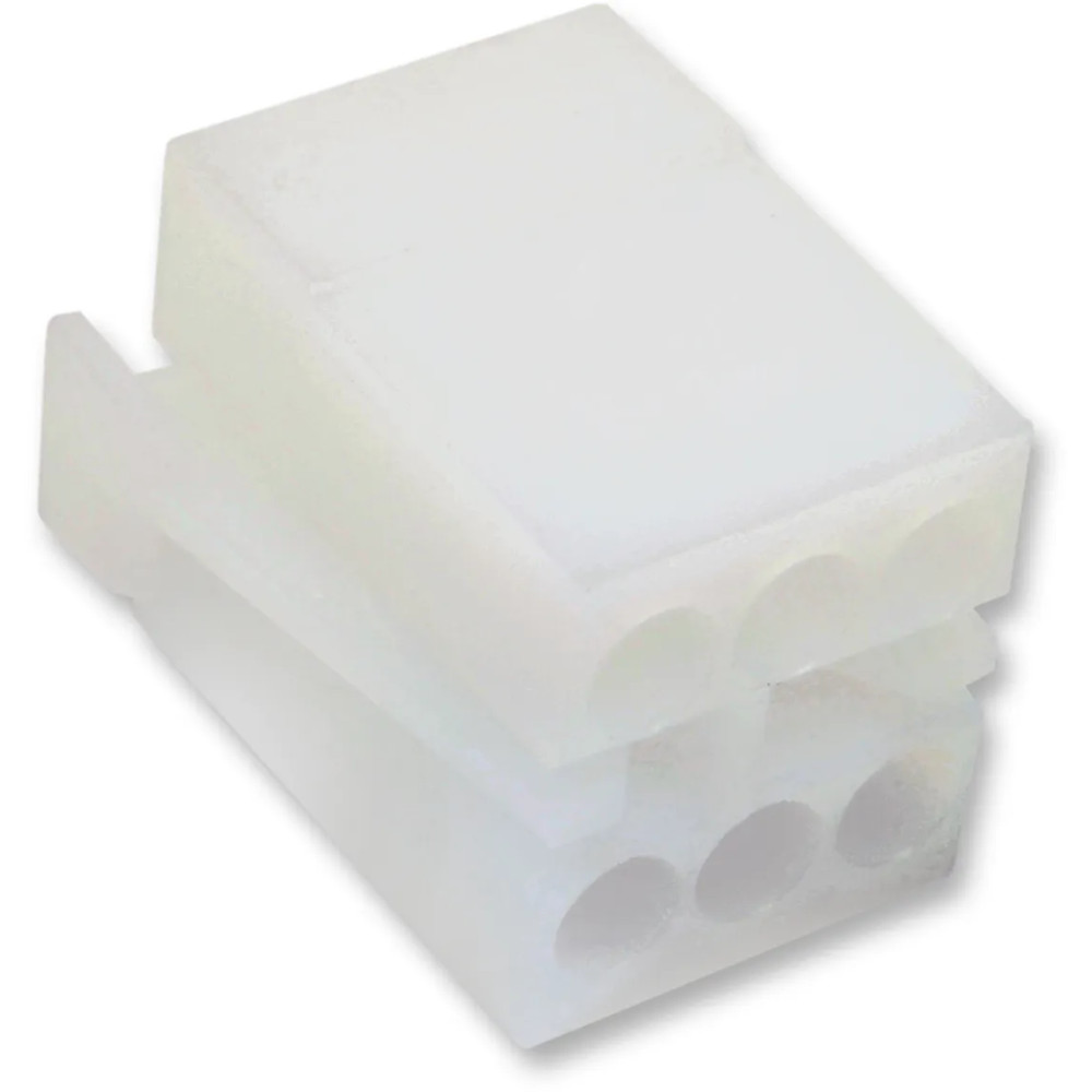 AMP Mate-n-Lock Connector — 6-pin, 305 mm (12"), White