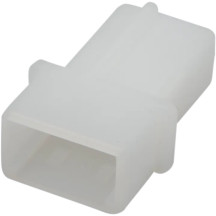 AMP Mate-N-Lok Connector — 2-pin male, 305 mm (12") cable, White