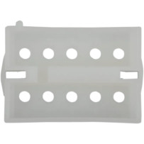 AMP Mate-n-Lock Connector — 10 pins, male, 305 mm (12"), white