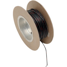 OEM Color Wire Spool — 18 AWG, 100 ft, Black