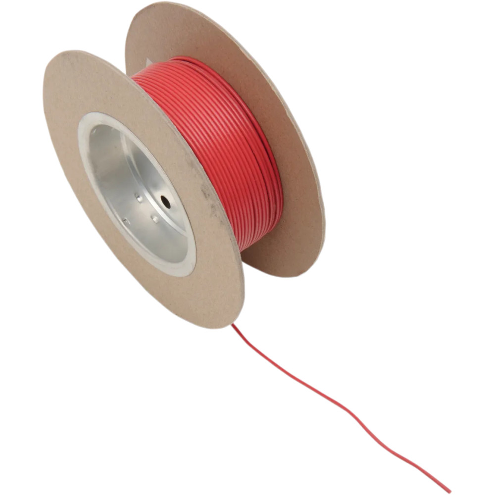 OEM Color Wire Spool — 18 AWG, 100' (30.5 m), Red