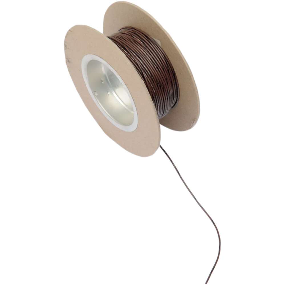 OEM Color Wire Spool — 18 AWG, 30.5 m (100'), brown