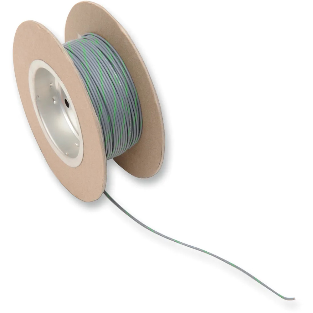 OEM Color Wire Spool — 18 AWG, 30.5 m (100'), Gray