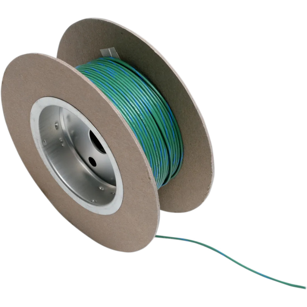 OEM Color Wire Spool — 18 AWG, 30.5 m (100'), green