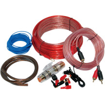 Amplifier Install Kit w/ 8-Gauge Wire — 5 m (17'), 50 A