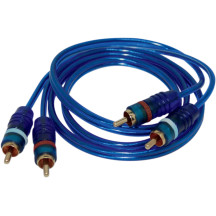3' RCA Cable — Blue