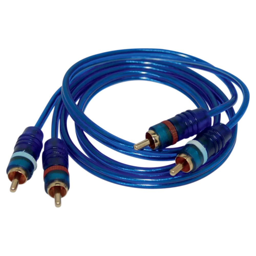 3' RCA Cable — Blue