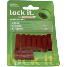 Conector Posi-Lock® para cables — paquete de 9, 24-18 AWG, Rojo