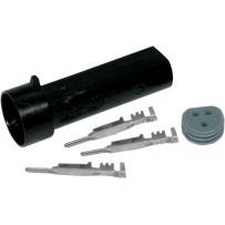 Mating Connectors — 3-pin, Delphi round, Black
