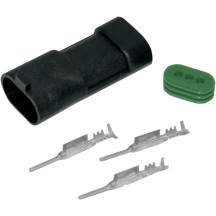 Mating Connectors — Delphi, 3-pin, Black