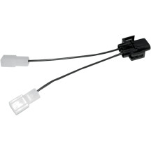 Auxiliary Lamp Wiring Harness — 12" wire, spade connector, black