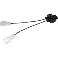 Auxiliary Lamp Wiring Harness — 12" wire, spade connector, black