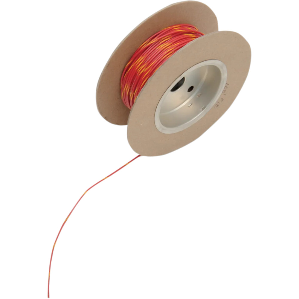 OEM Color Wire Spool — 18 AWG, 30.5 m (100'), Red