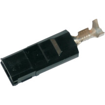 OEM-Type Connector — Female, 1-pin, Amp, Black