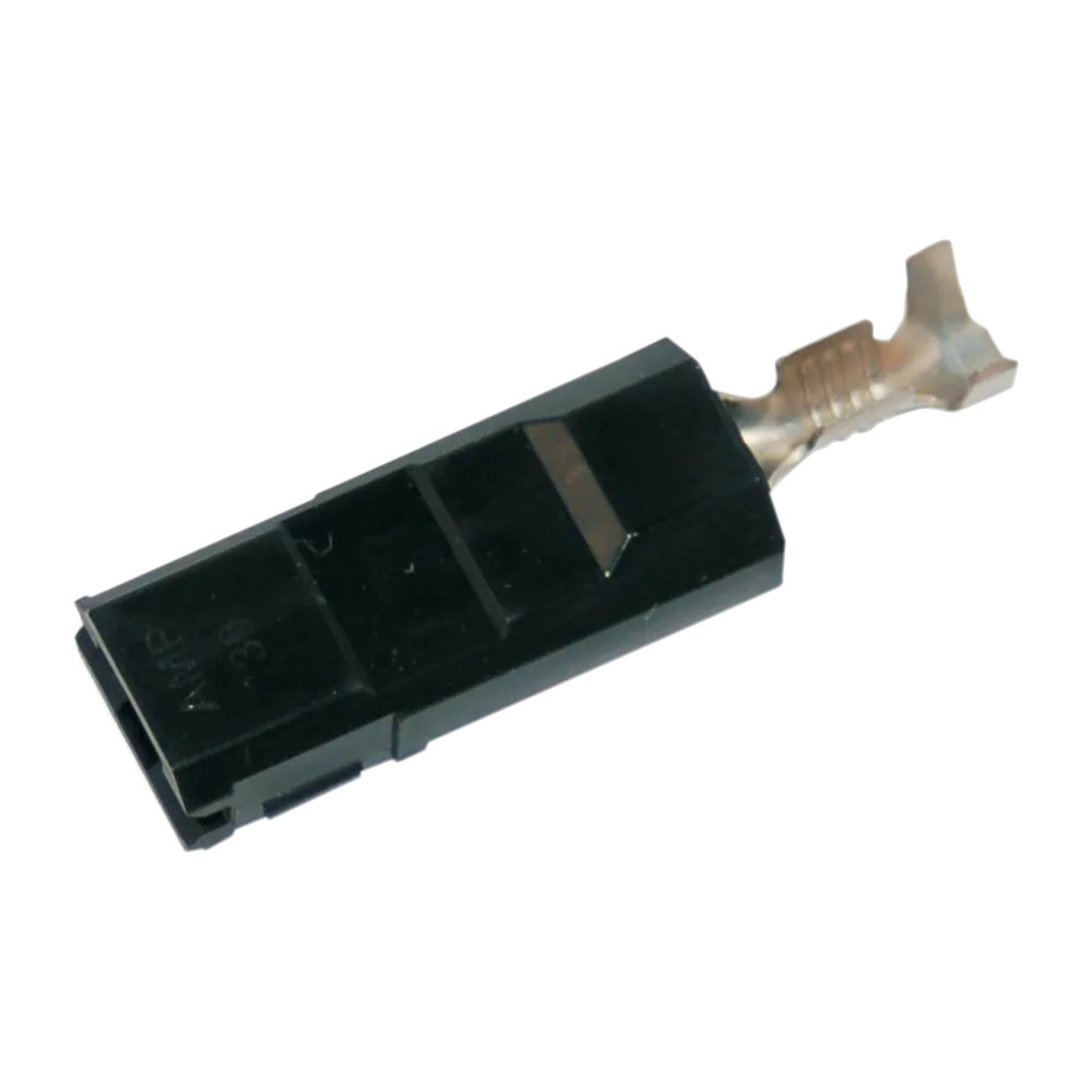 OEM-Type Connector — Female, 1-pin, Amp, Black