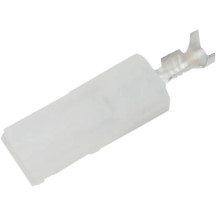 OEM-Type Connector — 1 pin, female, Amp, White