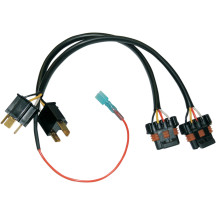 LED Headlamp Adapter Harness — 30.5 cm (12") cable, Black