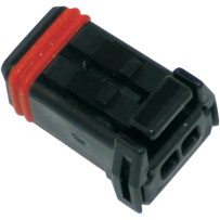 JAE MX-1900 Connector Components — female, 2 pins, black
