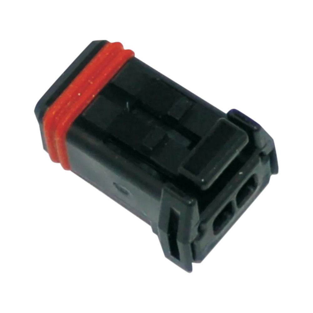 JAE MX-1900 Connector Components — female, 2 pins, black