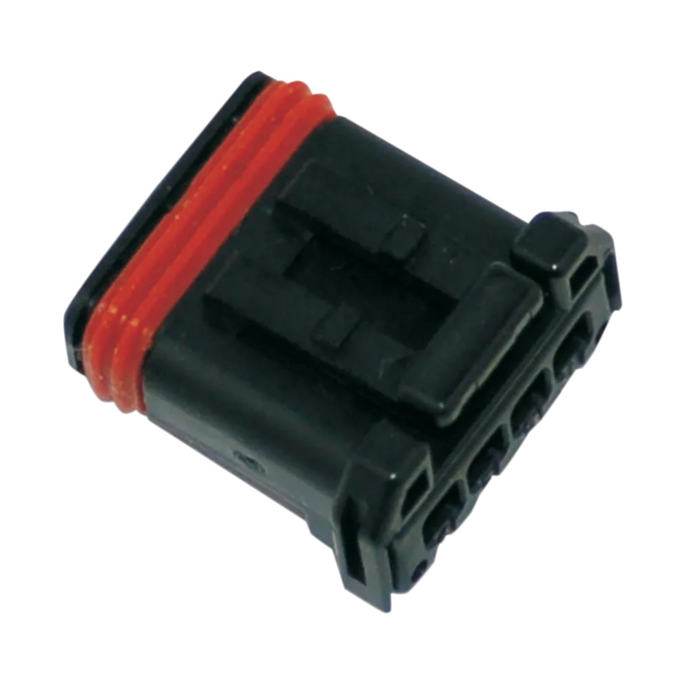 JAE MX-1900 Connector Components — 4-pin, female, black