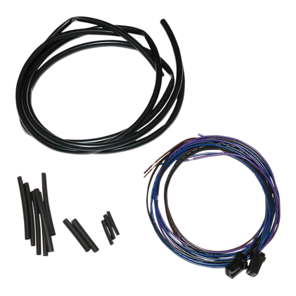Front Turn Signal Relocation Harness — 36" extensions, Black