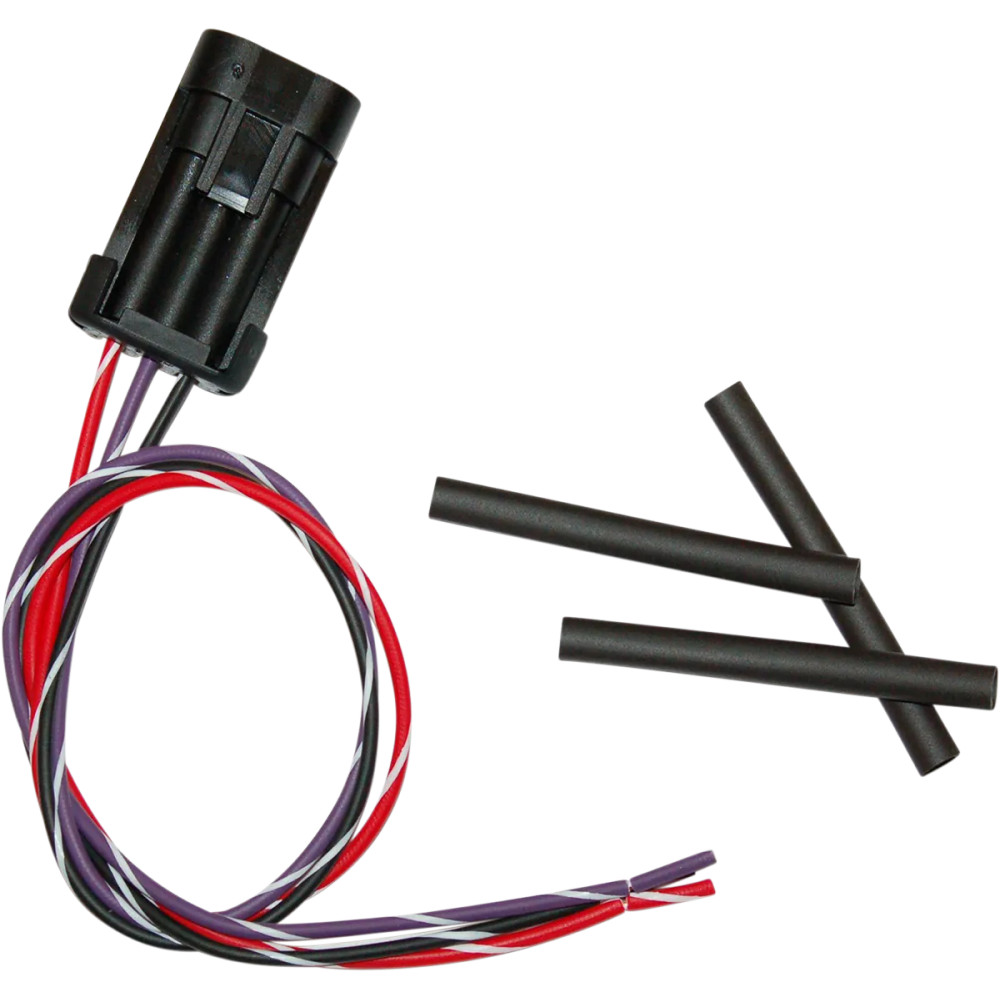 Wiring Harness with Pigtail — 18" (457 mm), 3-pin Delphi connector, Black