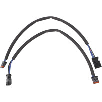 Front Turn Signal Extension — 12", Black