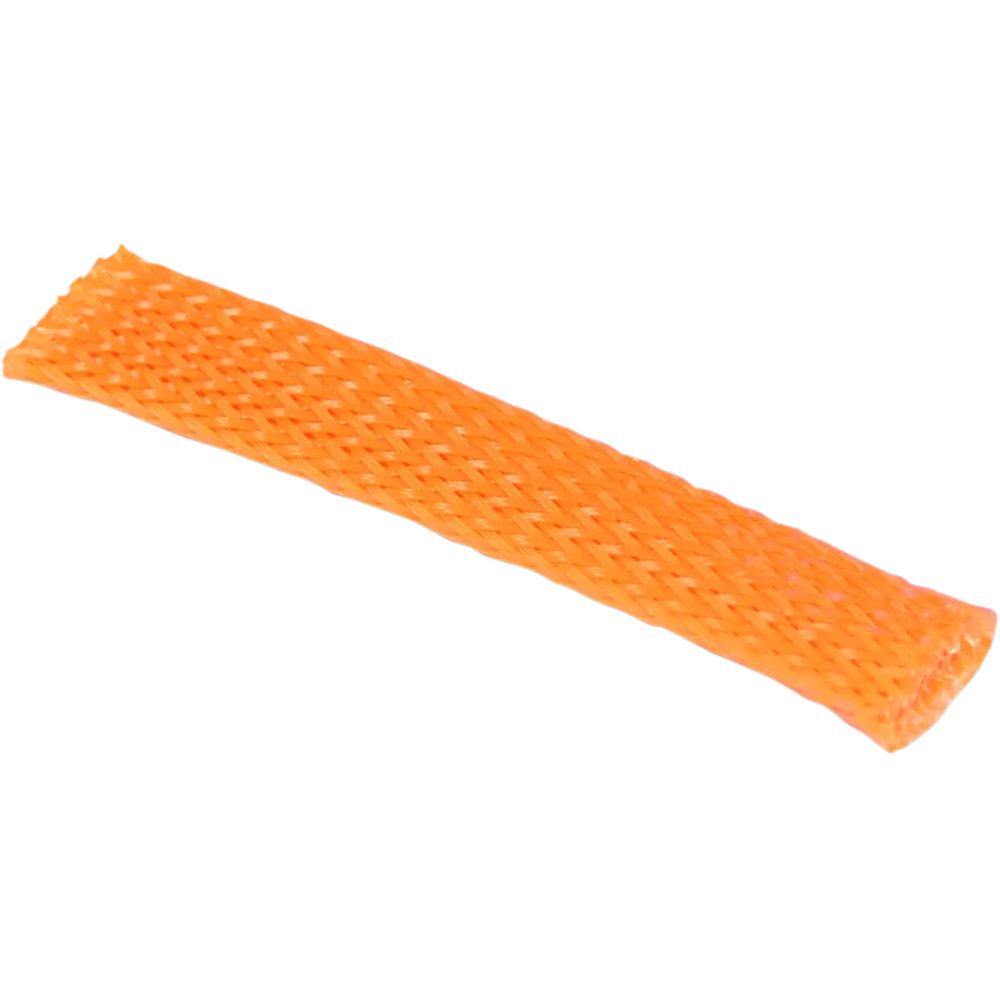 Braided Sleeving — 3/8" ID, 10' section, Orange