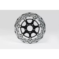 FTK Series Brake Rotor — 300 mm, 5.0 mm thickness, Two-piece floating, Black