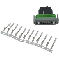 OEM-Type Connector — Delphi, Female, 12-pin, Black