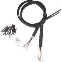 Universal Handlebar Switch Wire Extension — 48" (122 cm), Pin connector, Black