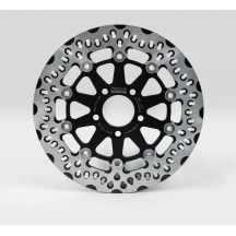 FTK Series Brake Rotor — 300 mm OD, 7.0 mm thickness, two-piece (floating), Black