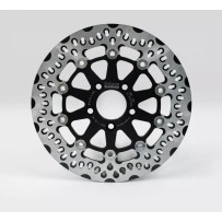 FTK Series Brake Rotor — 300 mm OD, 7.0 mm thickness, two-piece (floating), Black