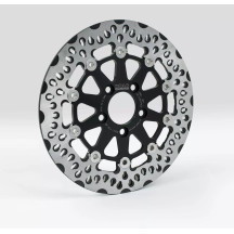 FTK Series Brake Rotor — 300 mm OD, 7.0 mm thickness, two-piece (floating), Black