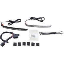 Bag Blades® Luces de acento — perfil bajo intermitentes secuenciales, rojo