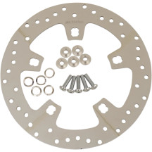 Custom 11.5" Front Brake Rotors — 292 mm (11.5"), without ABS, chrome polished